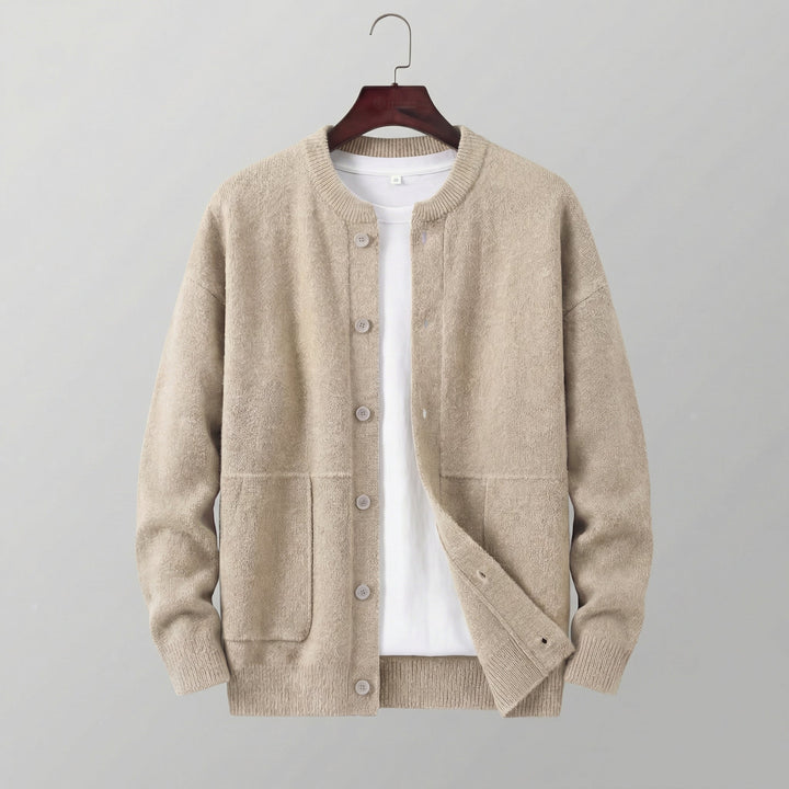 Hugo | Classic Buttoned Knit Cardigan for Men's Layering