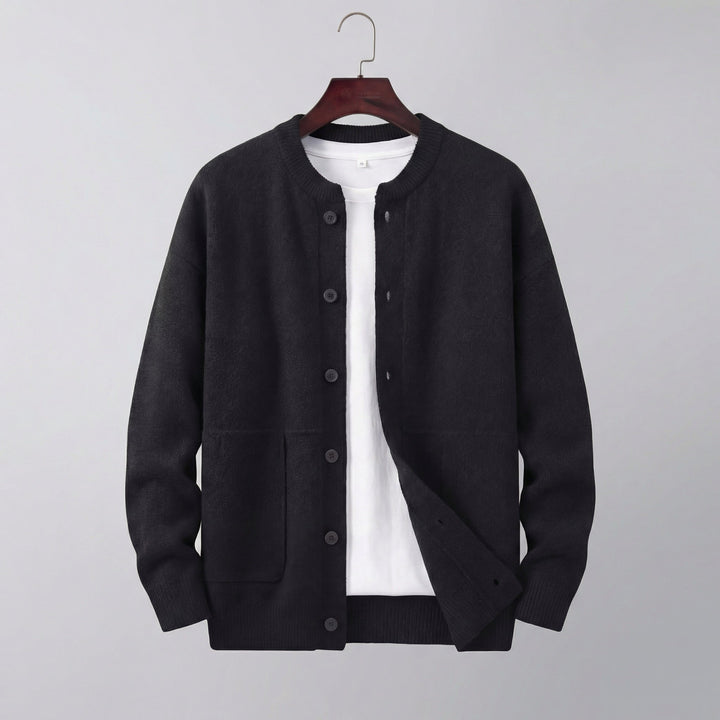 Hugo | Classic Buttoned Knit Cardigan for Men's Layering