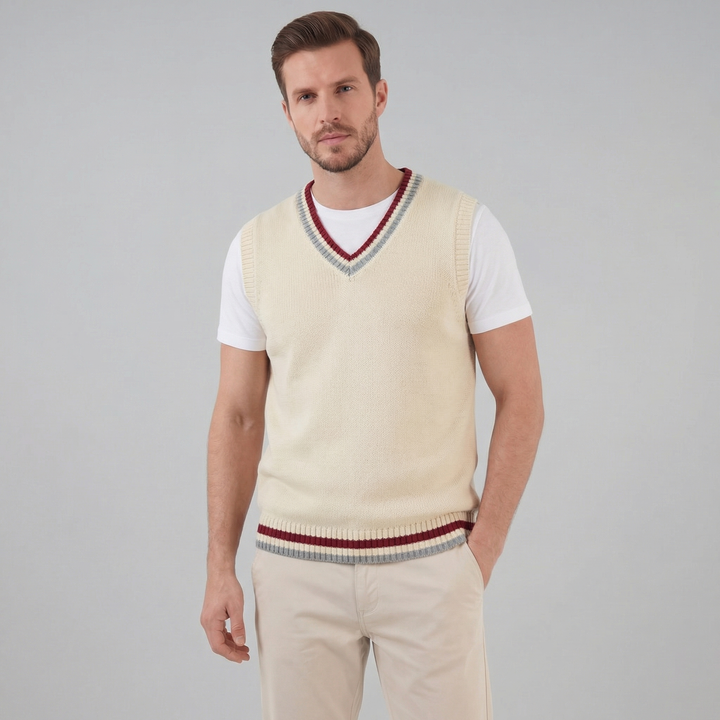 Wyndham | Elegant Cable-Knit Vest for Men