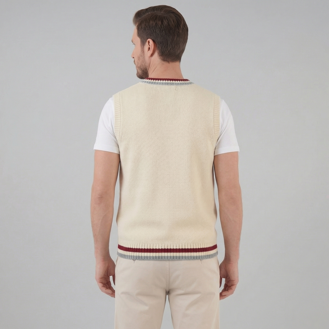 Wyndham | Elegant Cable-Knit Vest for Men