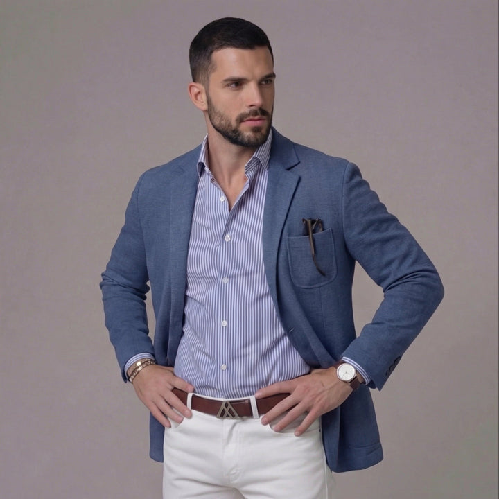 Milo | Relaxed Linen Blazer for Men