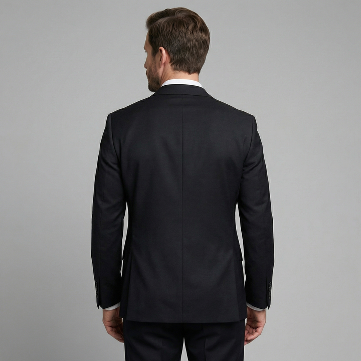 Louis | Relaxed Linen Blazer with Notched Collar for Men