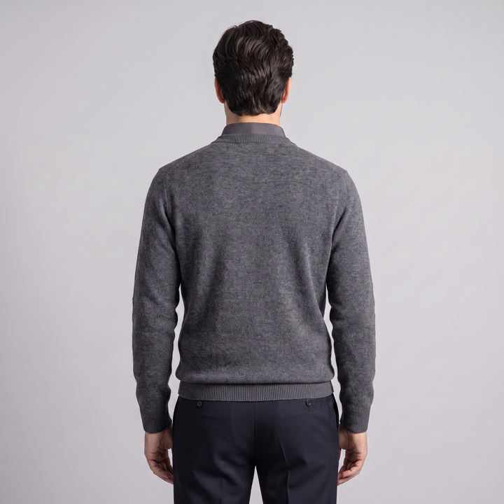 Gideon | Relaxed V-Neck Knit Sweater