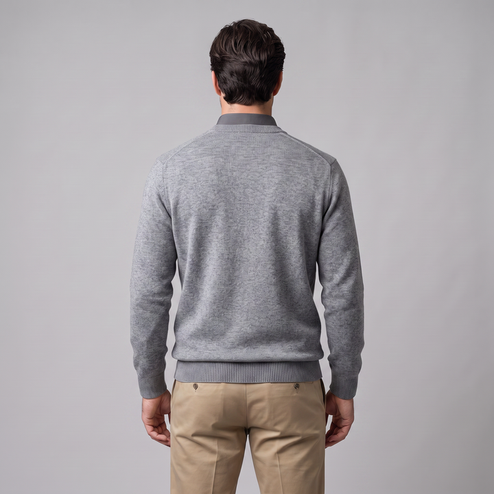 Gideon | Relaxed V-Neck Knit Sweater