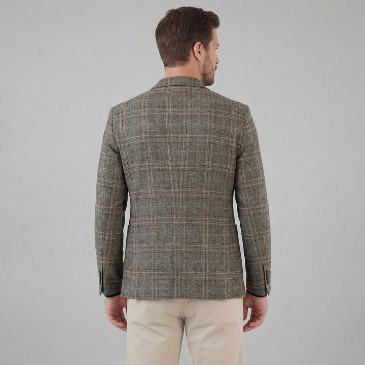Callum | Smart Checked Tweed Blazer for Men's Tailoring