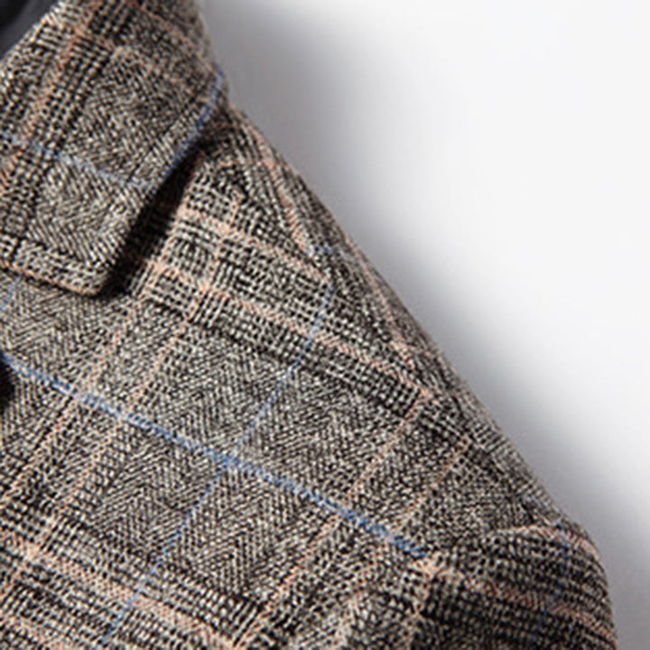 Callum | Smart Checked Tweed Blazer for Men's Tailoring