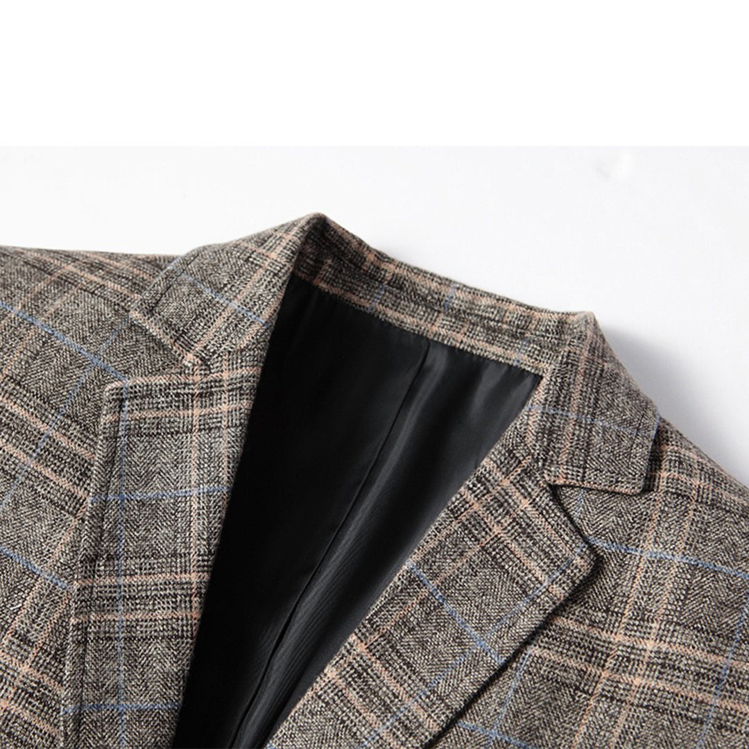 Callum | Smart Checked Tweed Blazer for Men's Tailoring