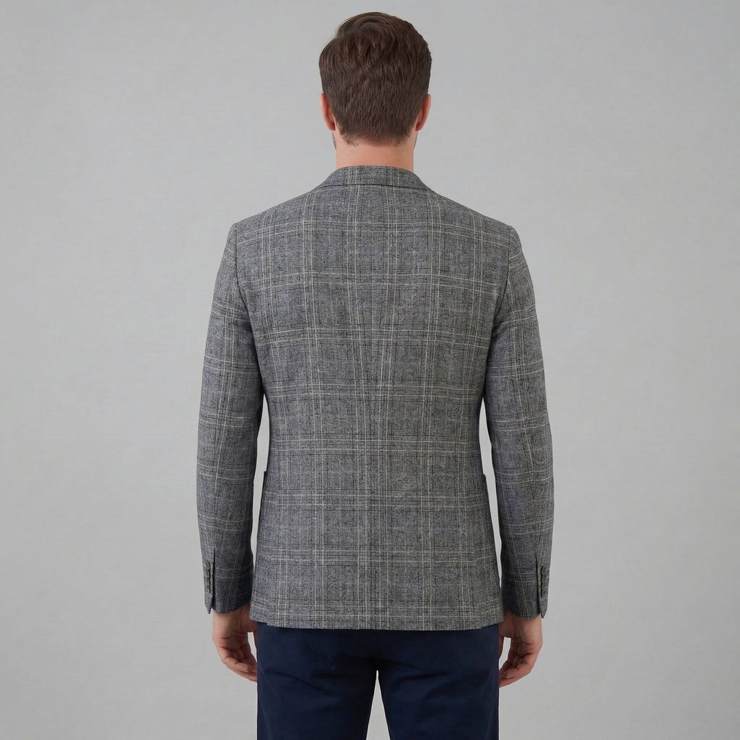 Callum | Smart Checked Tweed Blazer for Men's Tailoring