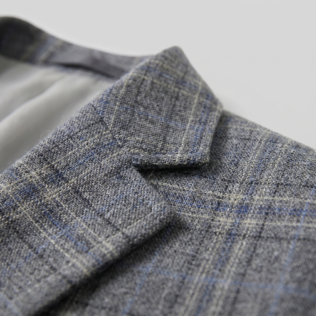 Callum | Smart Checked Tweed Blazer for Men's Tailoring