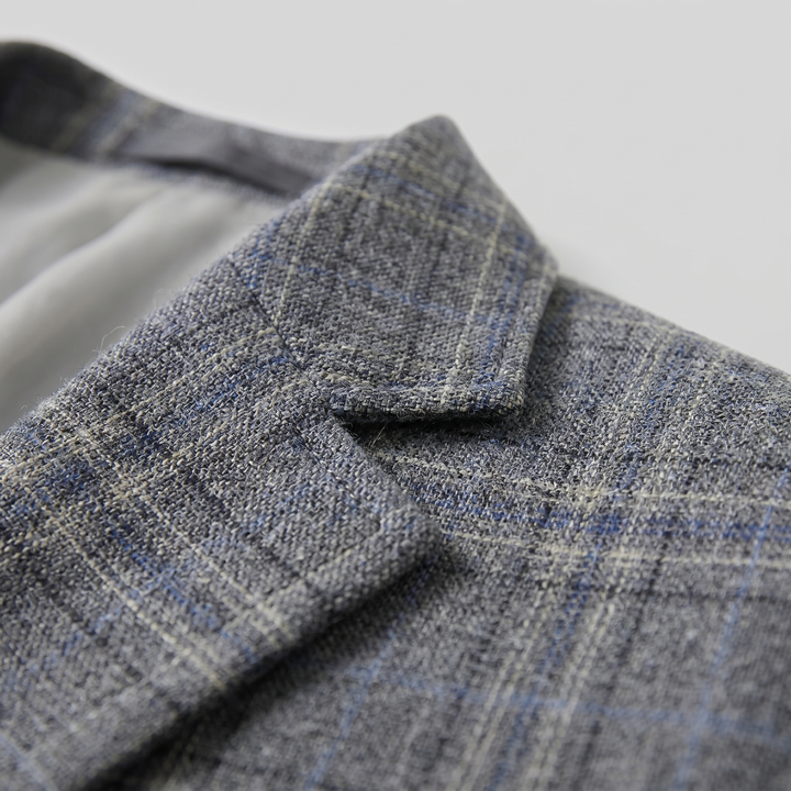 Callum | Smart Checked Tweed Blazer for Men's Tailoring