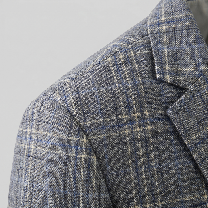 Callum | Smart Checked Tweed Blazer for Men's Tailoring