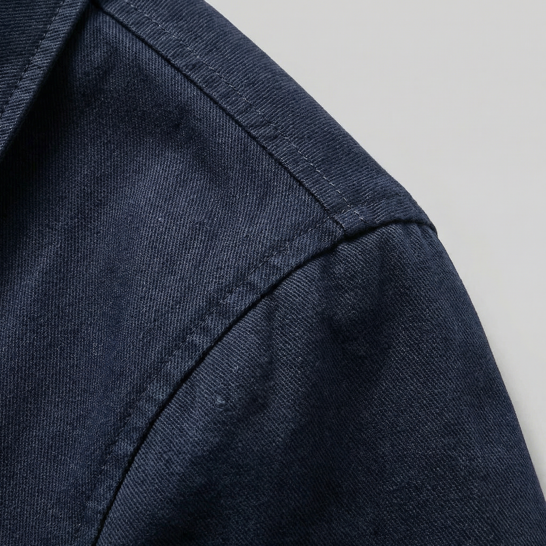 Theo | Sharp Slim Fit Collar Zip Jacket for Men