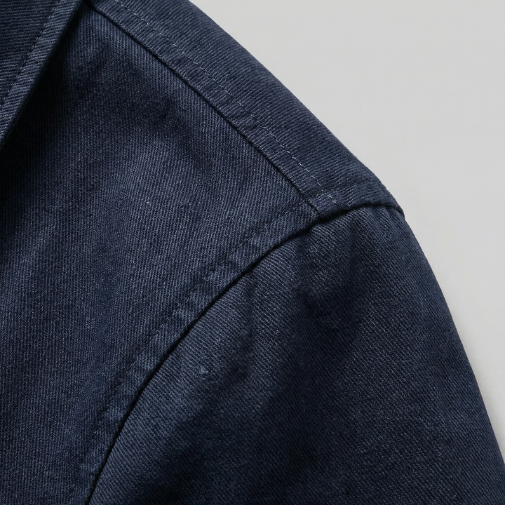 Theo | Sharp Slim Fit Collar Zip Jacket for Men