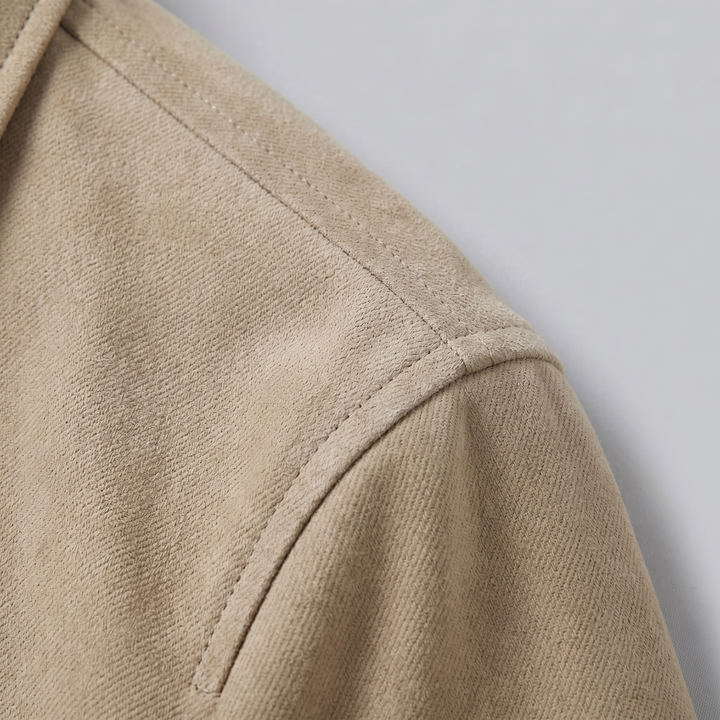 Theo | Sharp Slim Fit Collar Zip Jacket for Men