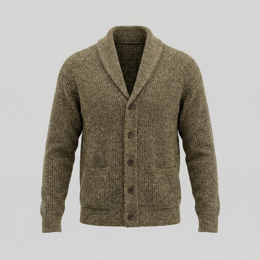 Paxton | Warm Shawl Collar Chunky Knit Cardigan