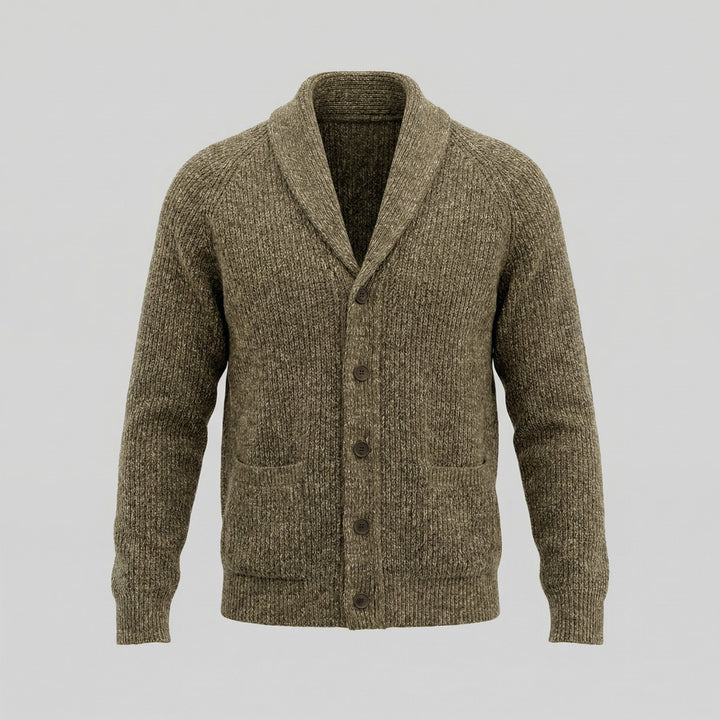 Paxton | Warm Shawl Collar Chunky Knit Cardigan