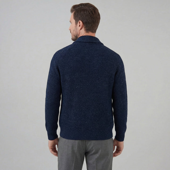 Paxton | Warm Shawl Collar Chunky Knit Cardigan