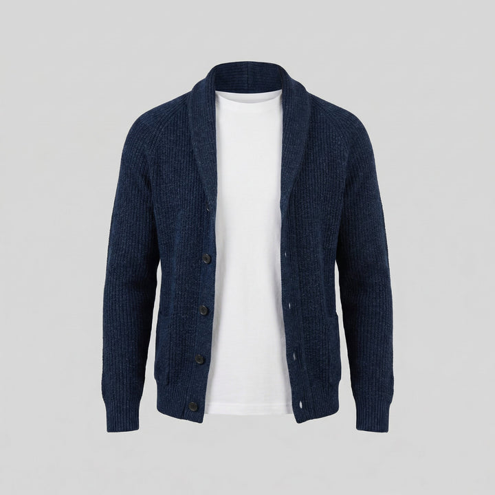 Paxton | Warm Shawl Collar Chunky Knit Cardigan