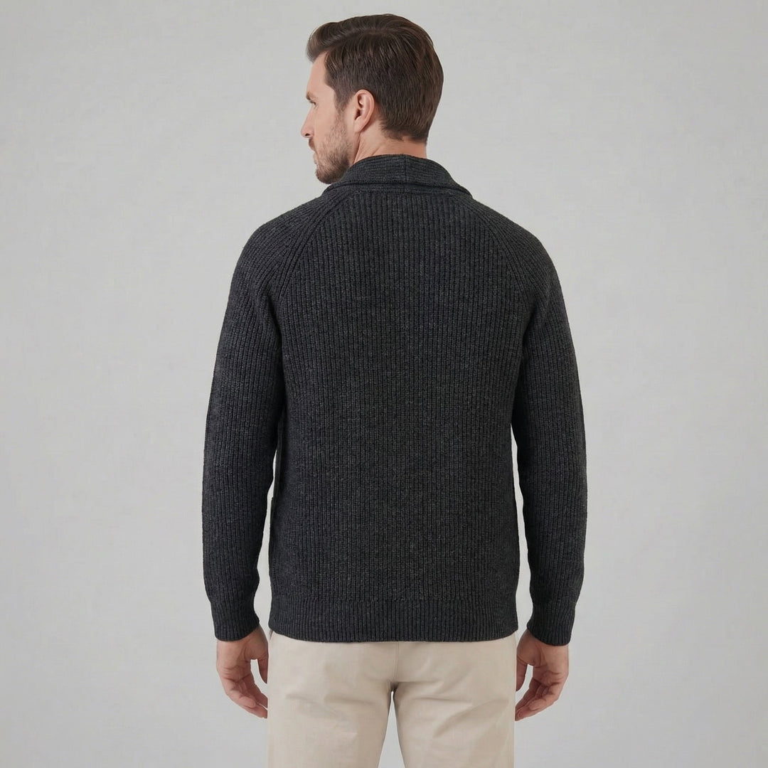 Paxton | Warm Shawl Collar Chunky Knit Cardigan
