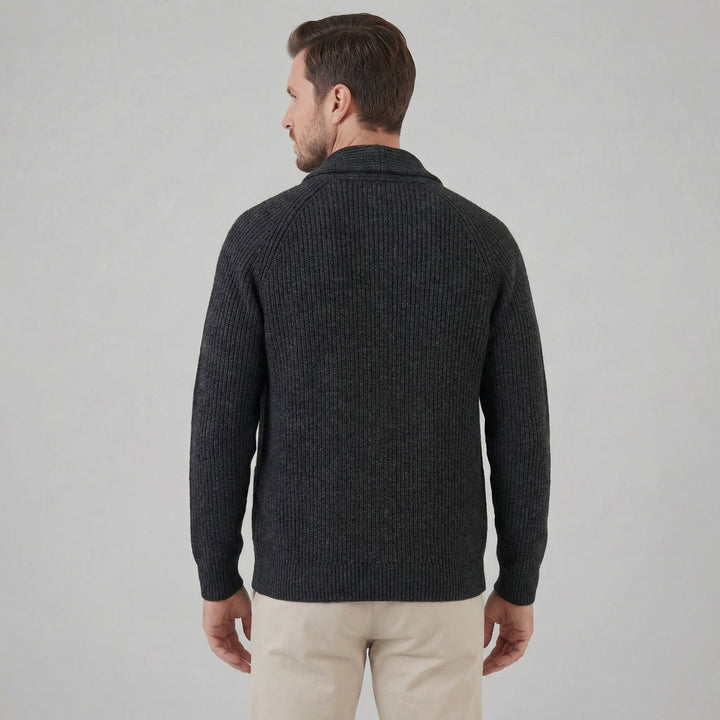 Paxton | Warm Shawl Collar Chunky Knit Cardigan
