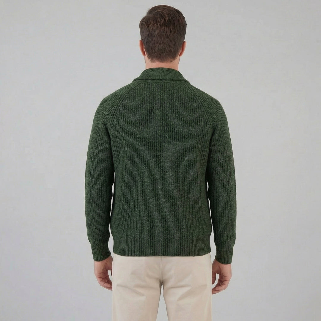 Paxton | Warm Shawl Collar Chunky Knit Cardigan
