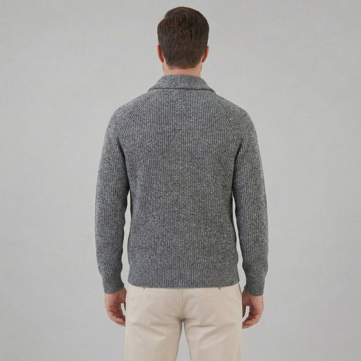 Paxton | Warm Shawl Collar Chunky Knit Cardigan