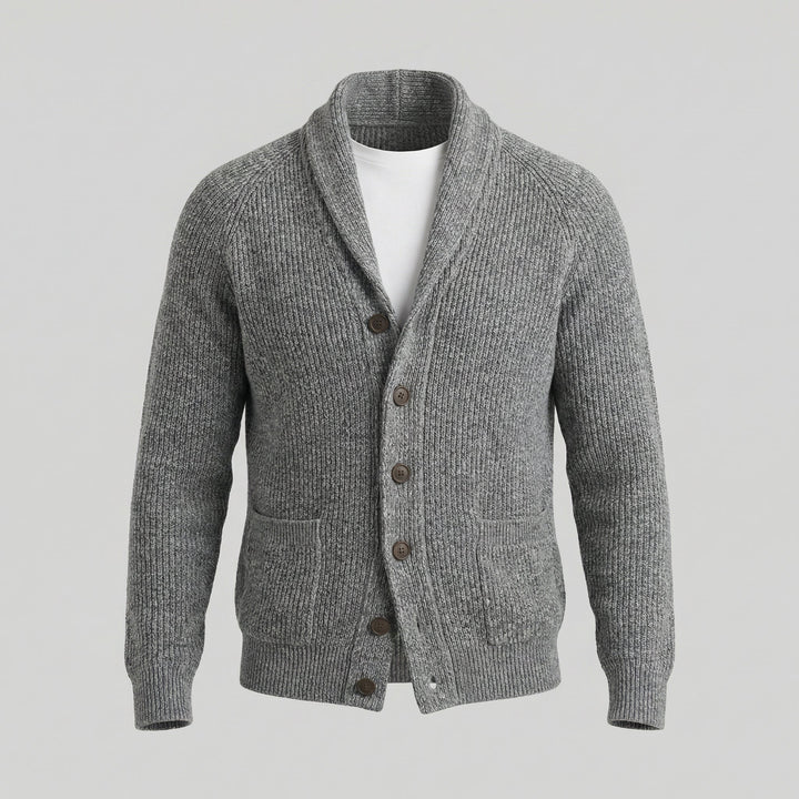 Paxton | Warm Shawl Collar Chunky Knit Cardigan