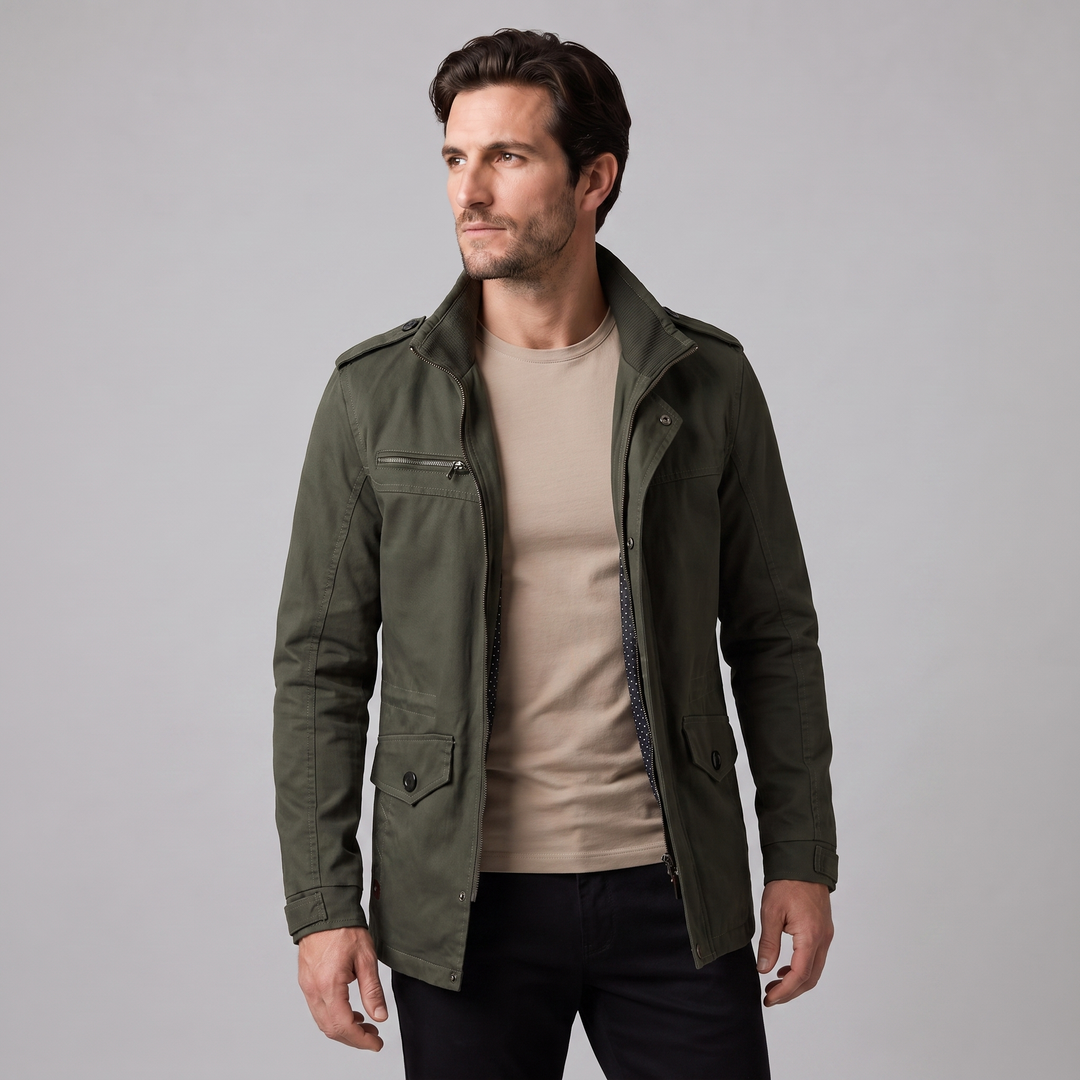 Percival | Sharp Slim Fit Padded Jacket Coat for Men