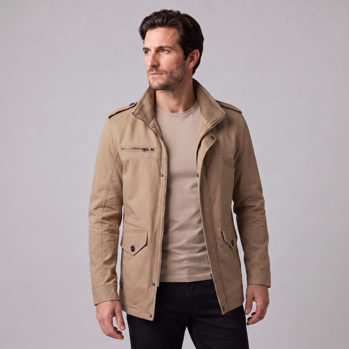 Percival | Sharp Slim Fit Padded Jacket Coat for Men