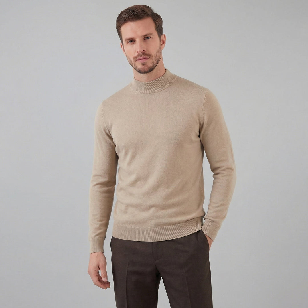 Cole | Warm Turtleneck Wool Jumper for Men's Knitwear