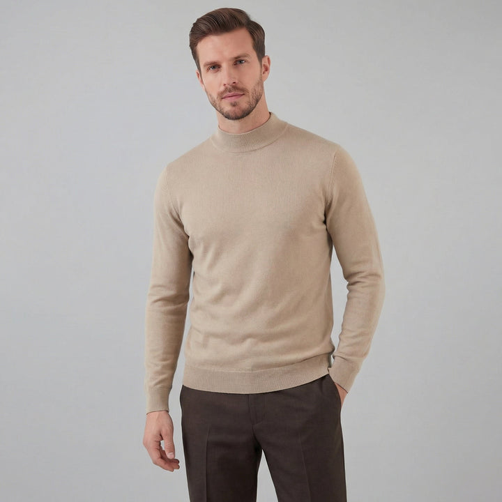 Cole | Warm Turtleneck Wool Jumper for Men's Knitwear