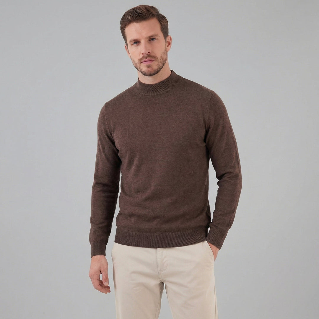 Cole | Warm Turtleneck Wool Jumper for Men's Knitwear