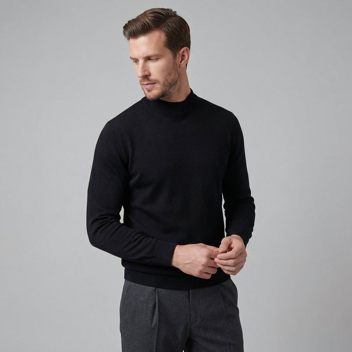 Cole | Warm Turtleneck Wool Jumper for Men's Knitwear