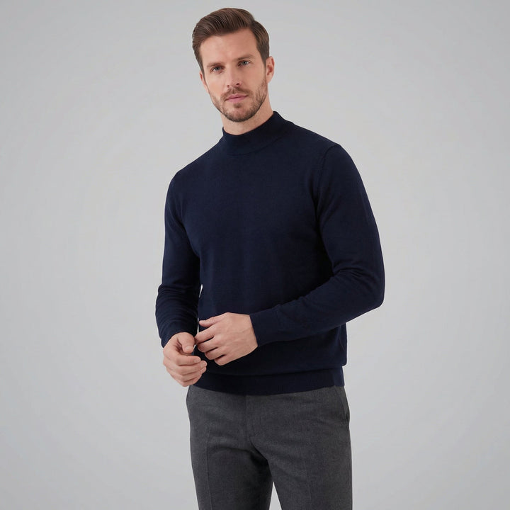 Cole | Warm Turtleneck Wool Jumper for Men's Knitwear