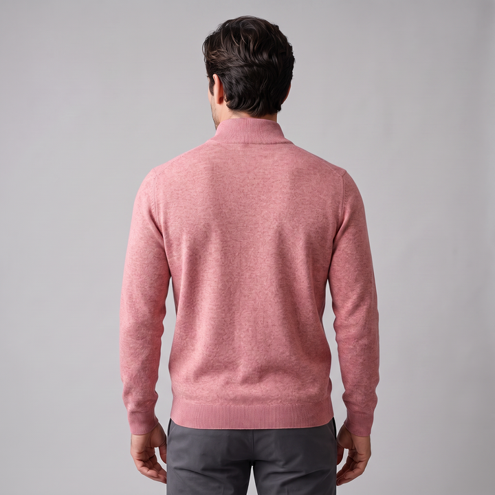 Lachlan | Relaxed Half Zip Jumper Knitted Sweater for Men