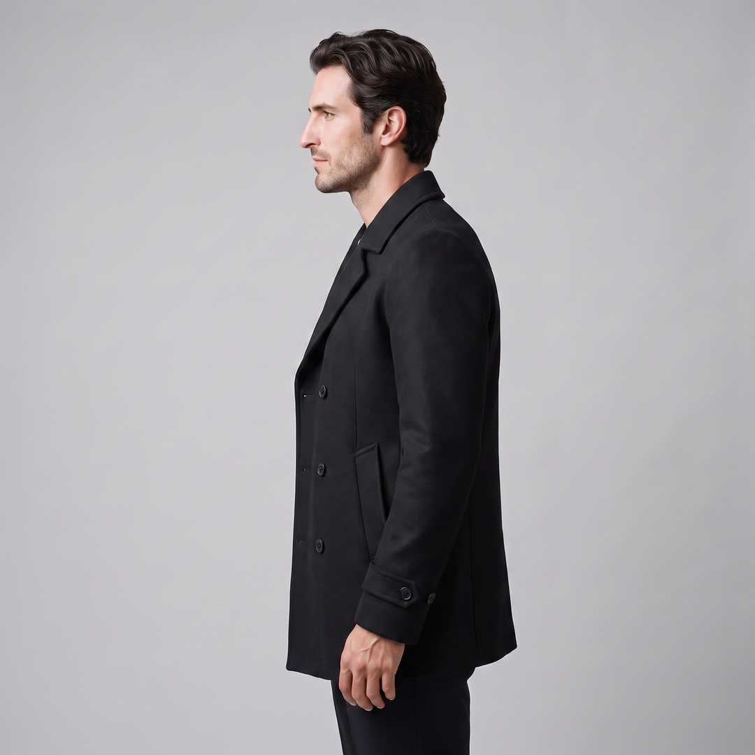 Bartholomew | Sharp Double-Breasted Overcoat for Men