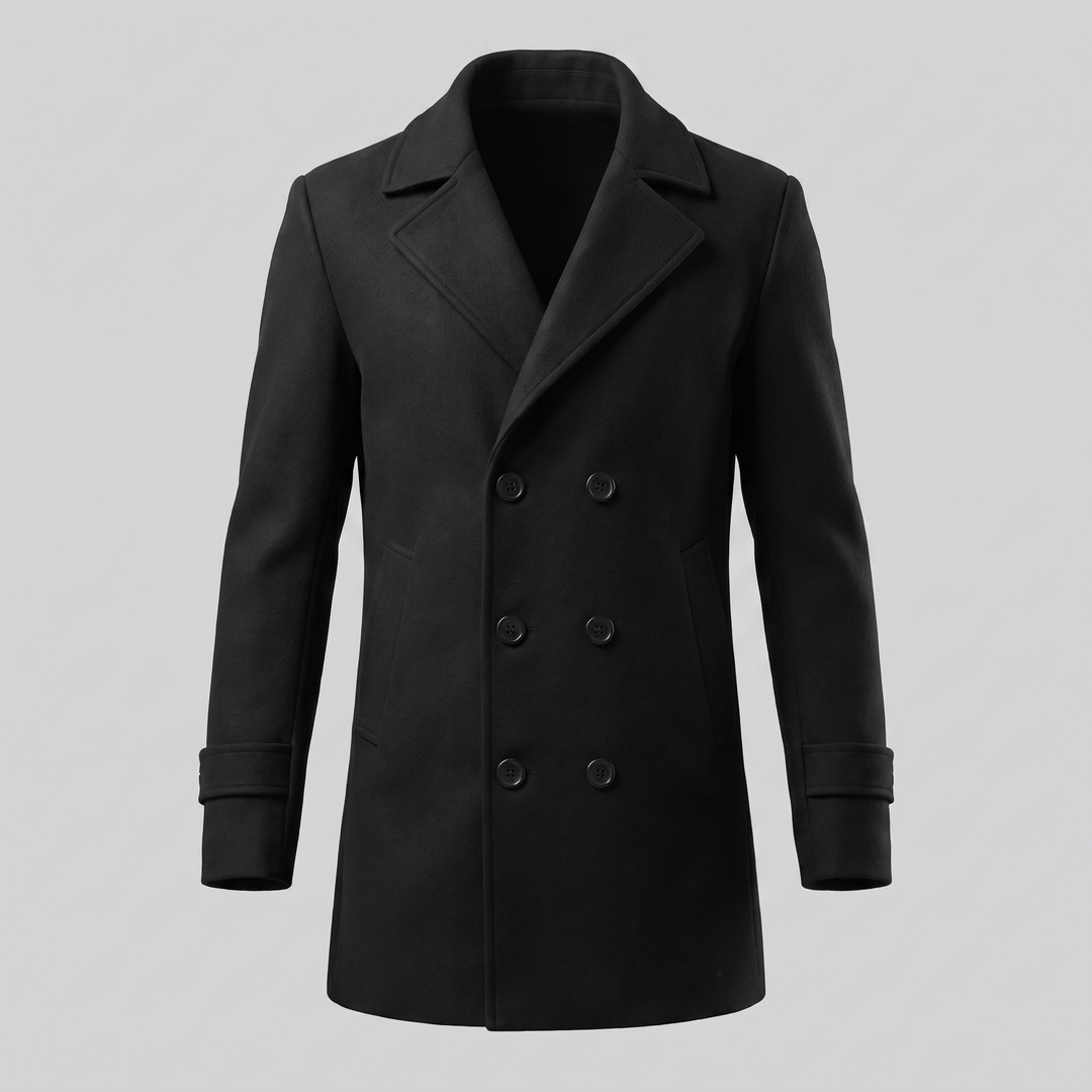 Bartholomew | Sharp Double-Breasted Overcoat for Men