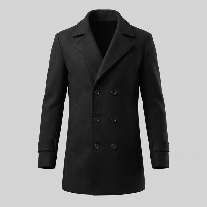 Bartholomew | Sharp Double-Breasted Overcoat for Men