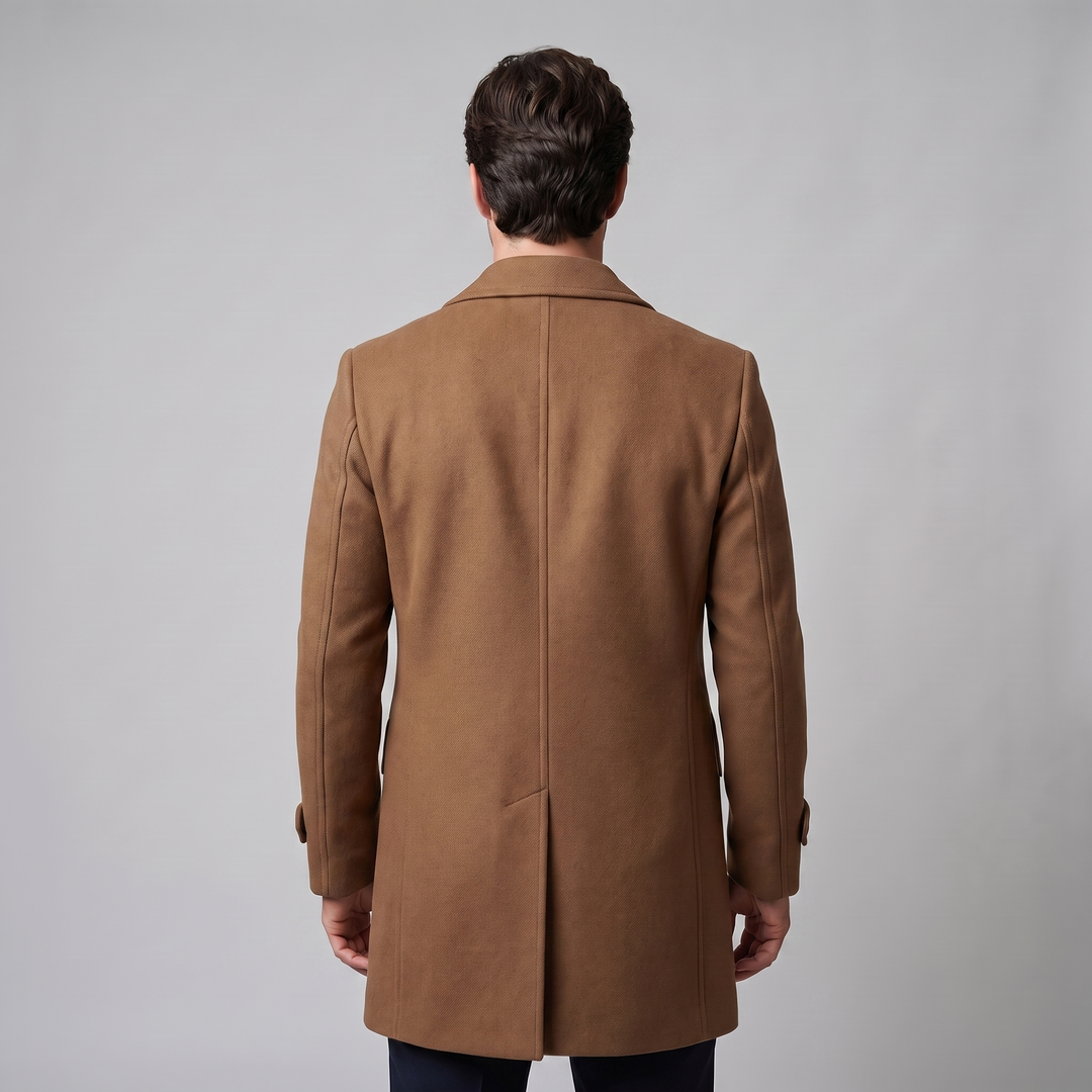 Bartholomew | Sharp Double-Breasted Overcoat for Men