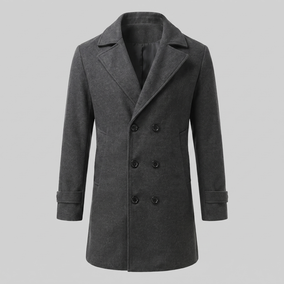 Bartholomew | Sharp Double-Breasted Overcoat for Men