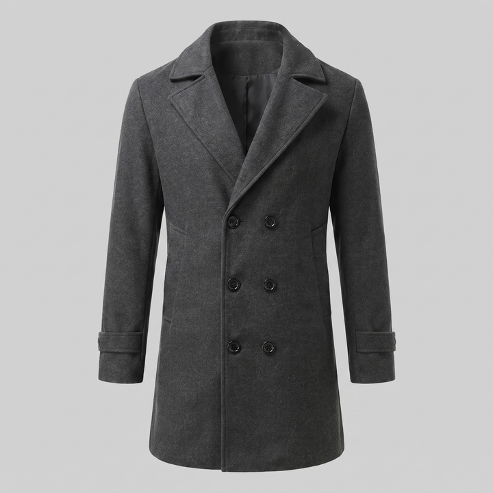 Bartholomew | Sharp Double-Breasted Overcoat for Men
