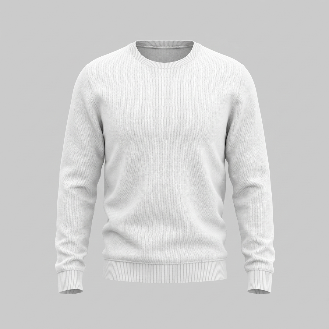 Zachariah | Sleek Fine Knit Crew Neck Jumper for Men