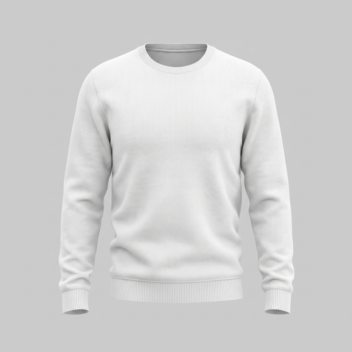 Zachariah | Sleek Fine Knit Crew Neck Jumper for Men