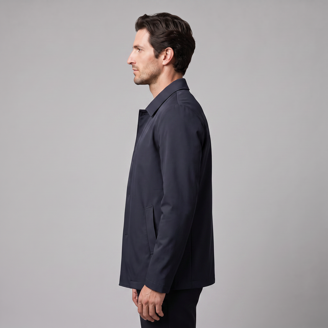Jarvis | Warm Fleece-Lined Shirt Collar Jacket
