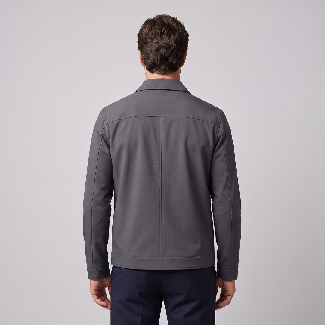 Jarvis | Warm Fleece-Lined Shirt Collar Jacket