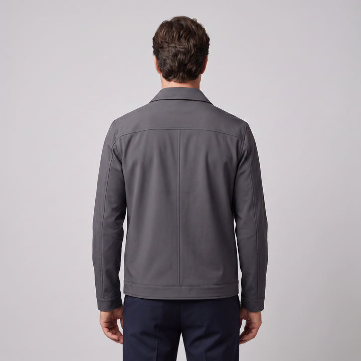 Jarvis | Warm Fleece-Lined Shirt Collar Jacket