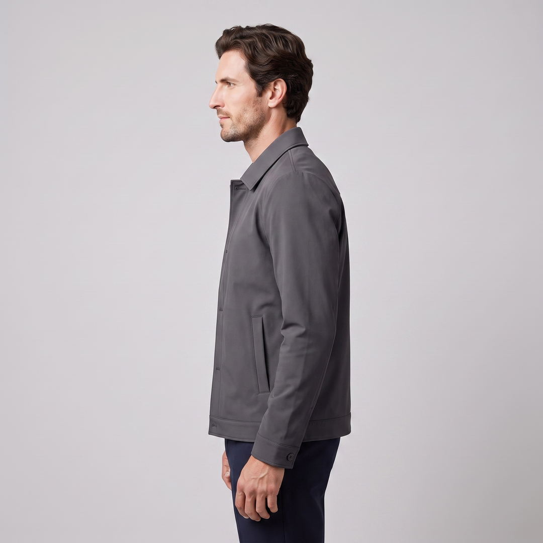 Jarvis | Warm Fleece-Lined Shirt Collar Jacket