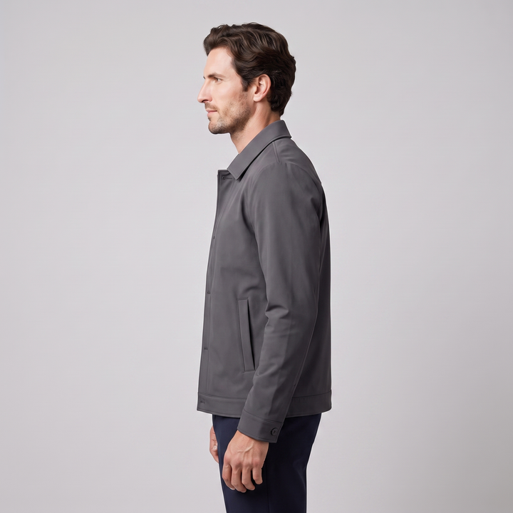 Jarvis | Warm Fleece-Lined Shirt Collar Jacket