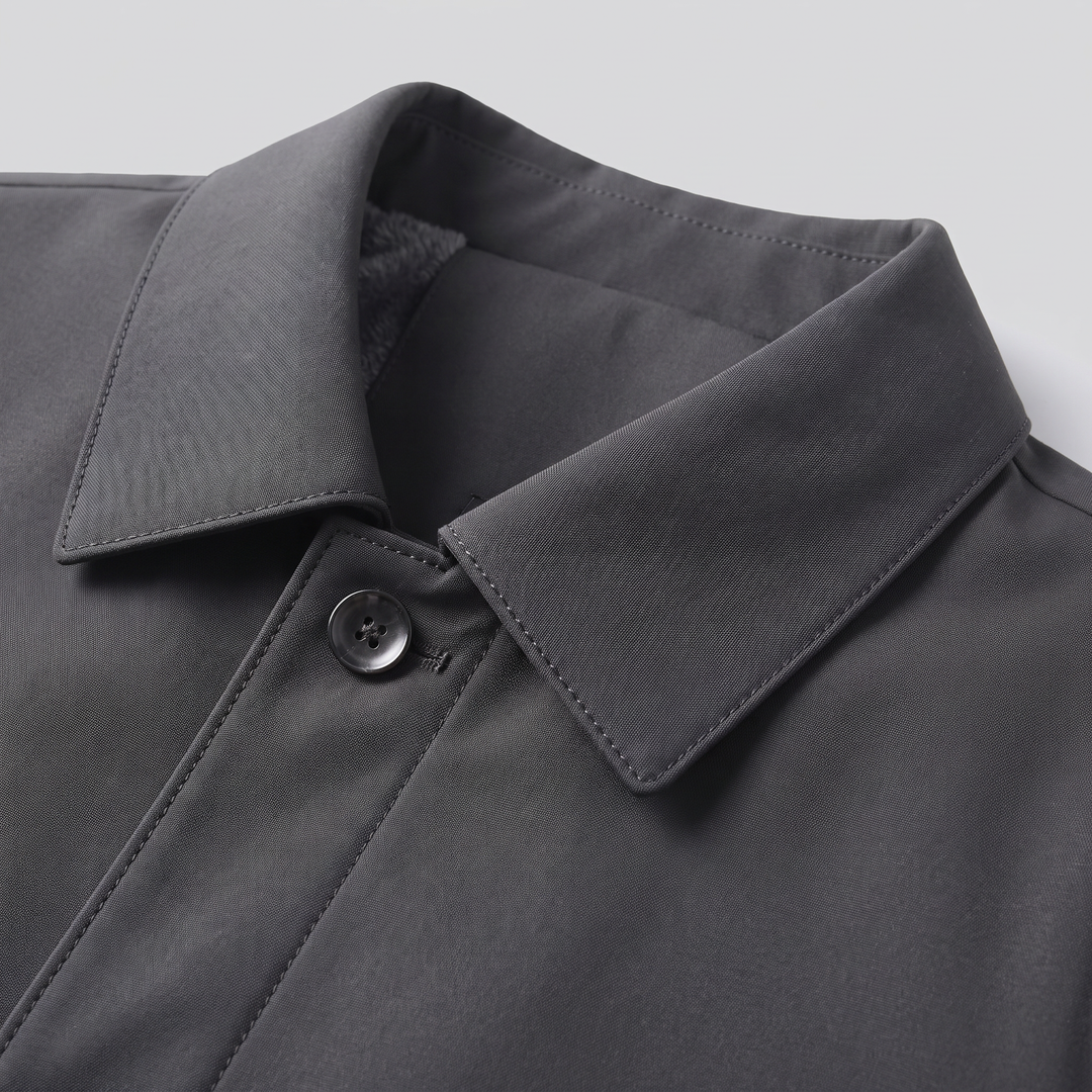 Jarvis | Warm Fleece-Lined Shirt Collar Jacket