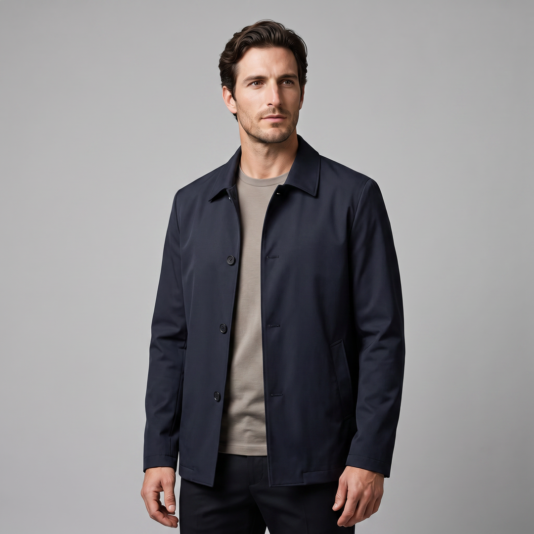 Jarvis | Warm Fleece-Lined Shirt Collar Jacket